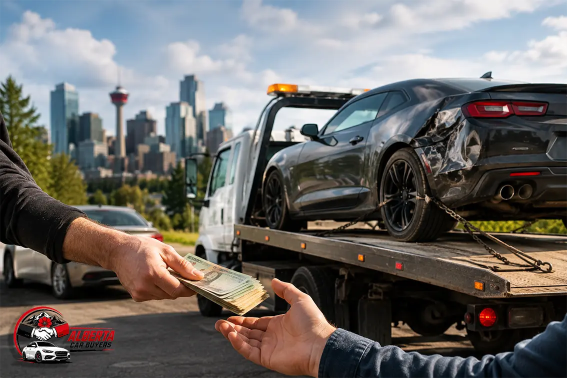 Money exchange for a junk car