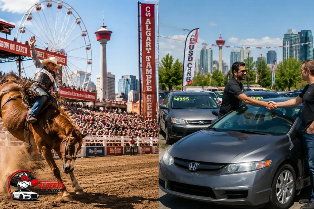 Selling your car before the stampede festival in calgary