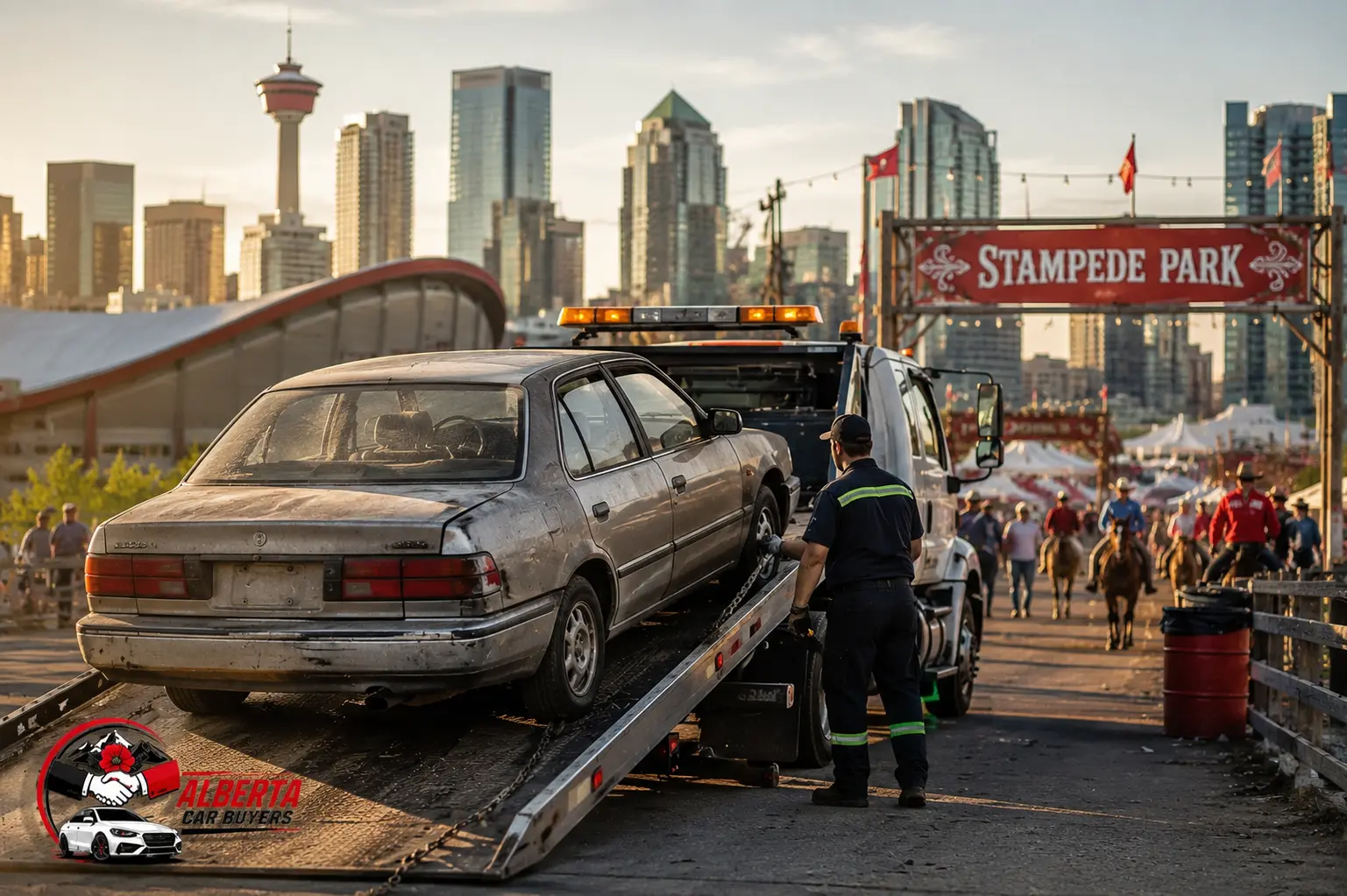 Calgary Stampede Cleanup What to Do With an Unwanted Vehicle