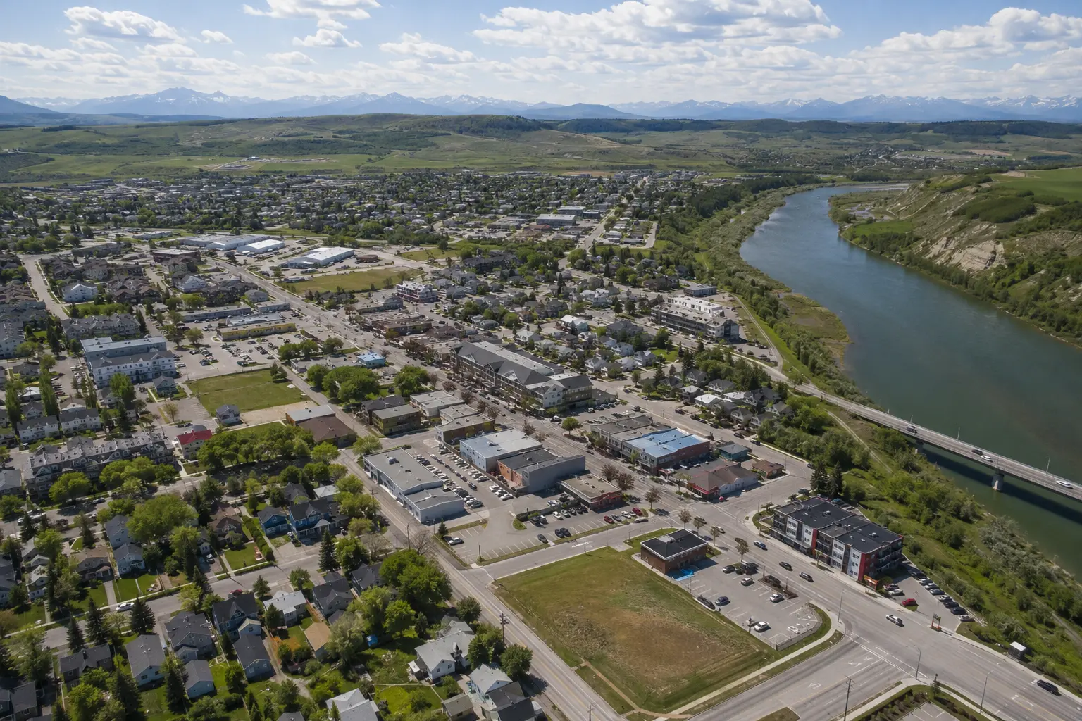Cochrane area view, Alberta Car Buyers service area