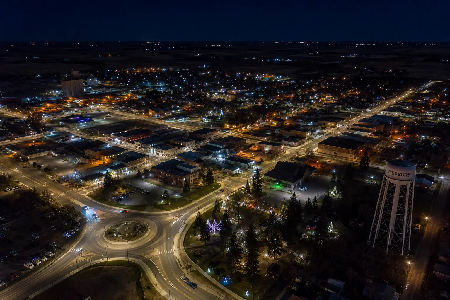 Didsbury aerial view, Alberta Car Buyers service area
