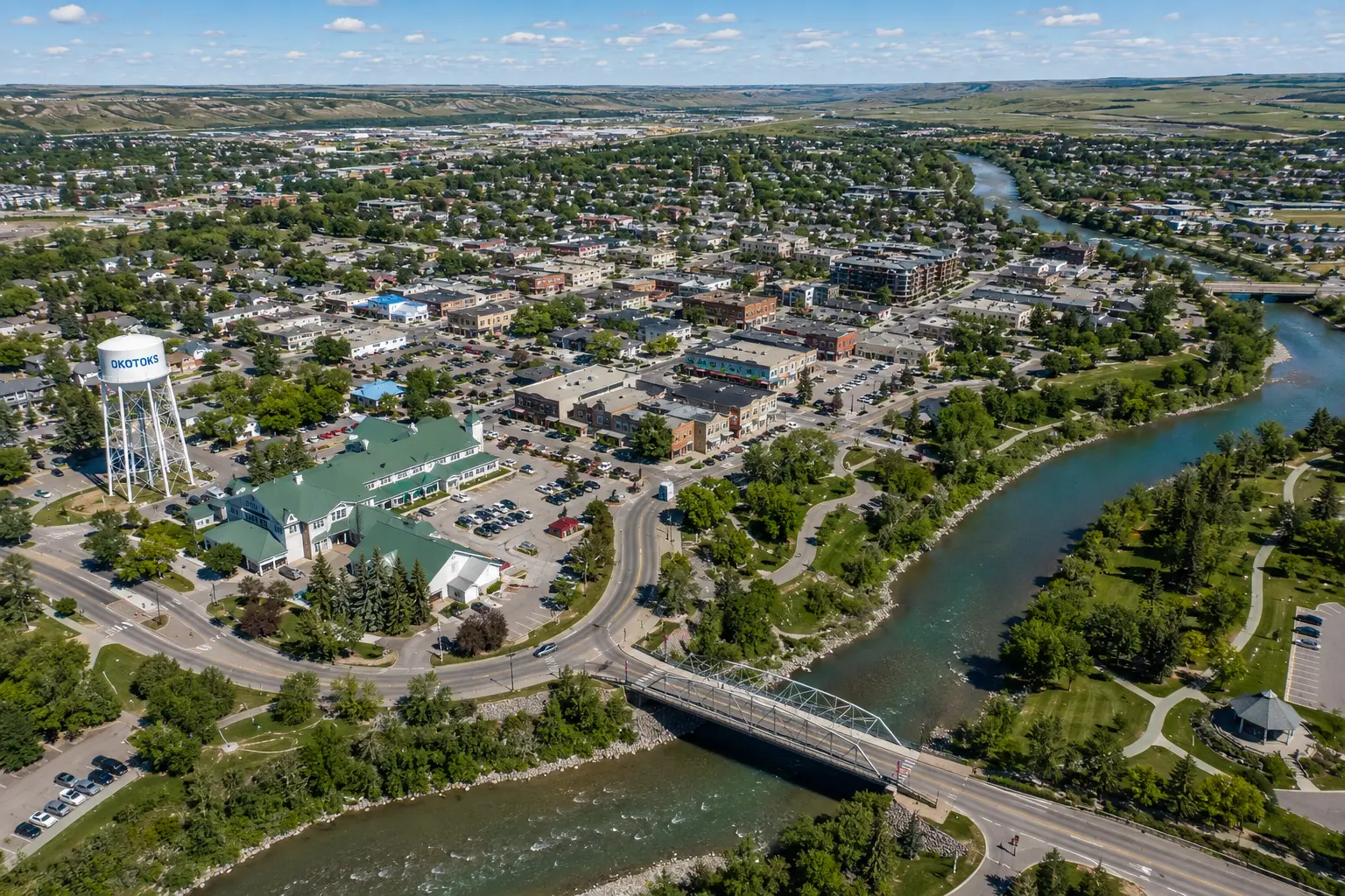 Okotoks street view, Alberta Car Buyers service area