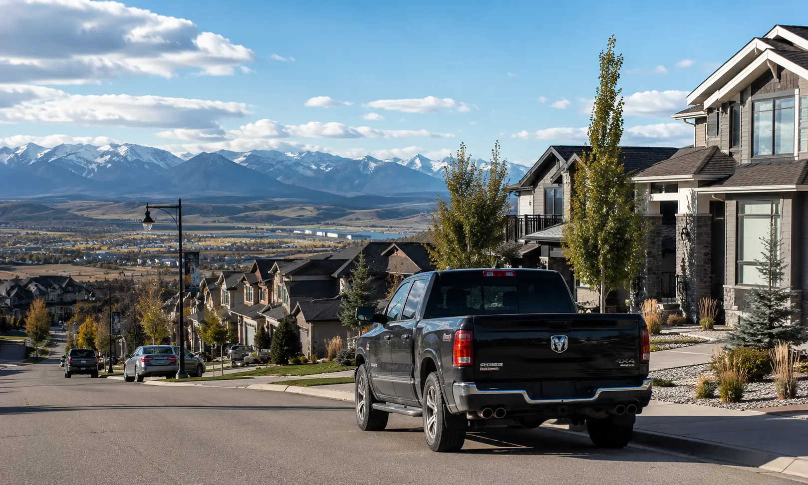 Okotoks street view, Alberta Car Buyers service area