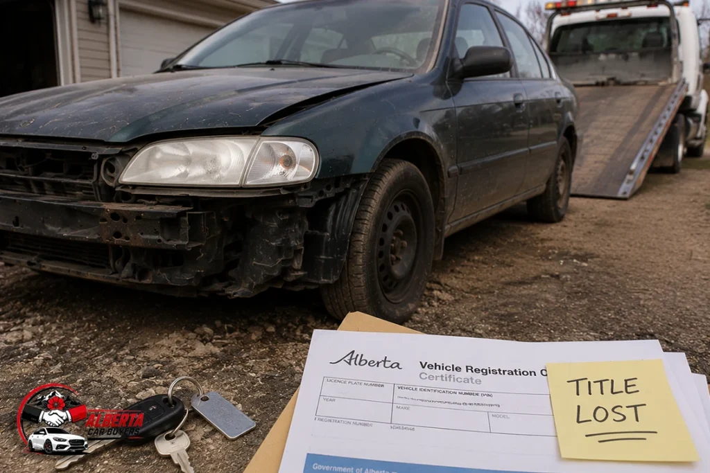 Junk Car Without a Title in Alberta