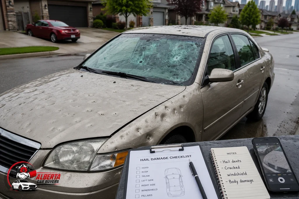 How to Sell Your Hail-Damaged Car in Calgary: Step by Step