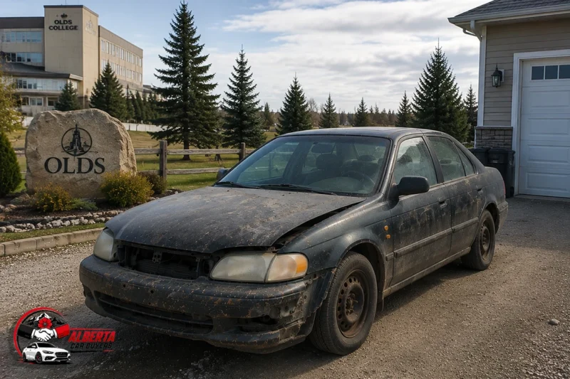 Junk Car in Olds