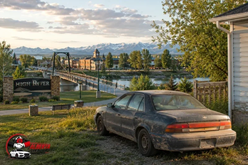 Non Running Car in High River