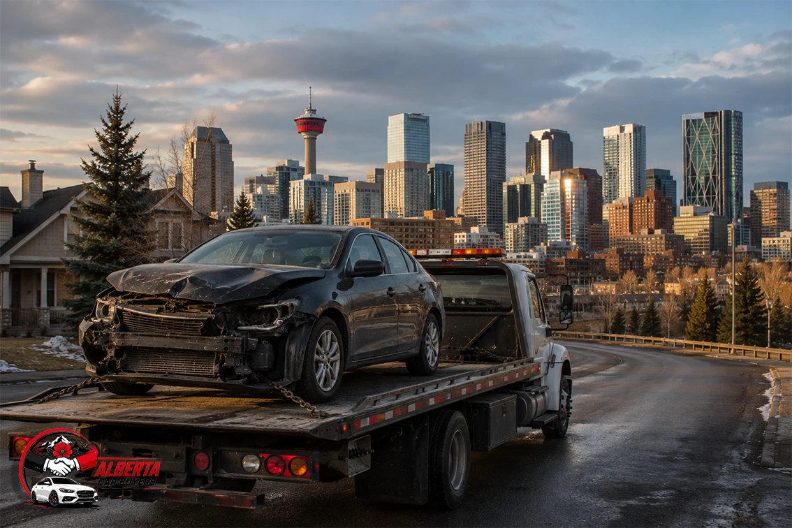 Repair or Sell a Damaged Car to a Wrecker in Calgary?