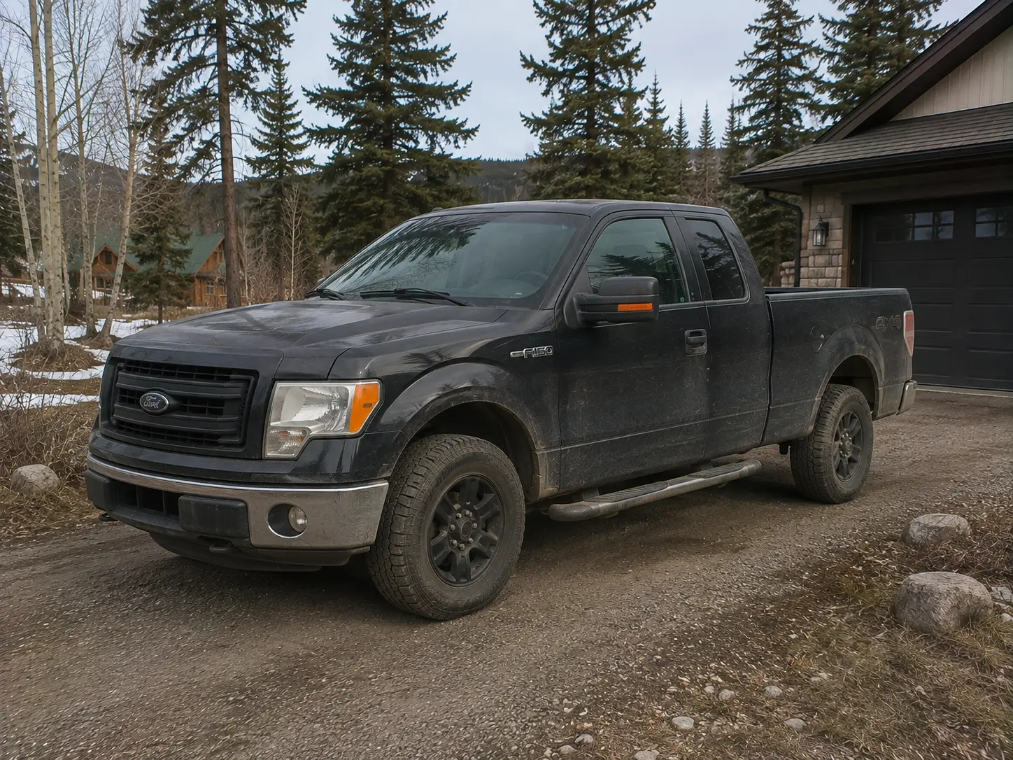 Cash car buyer pickup near Sundre, Alberta