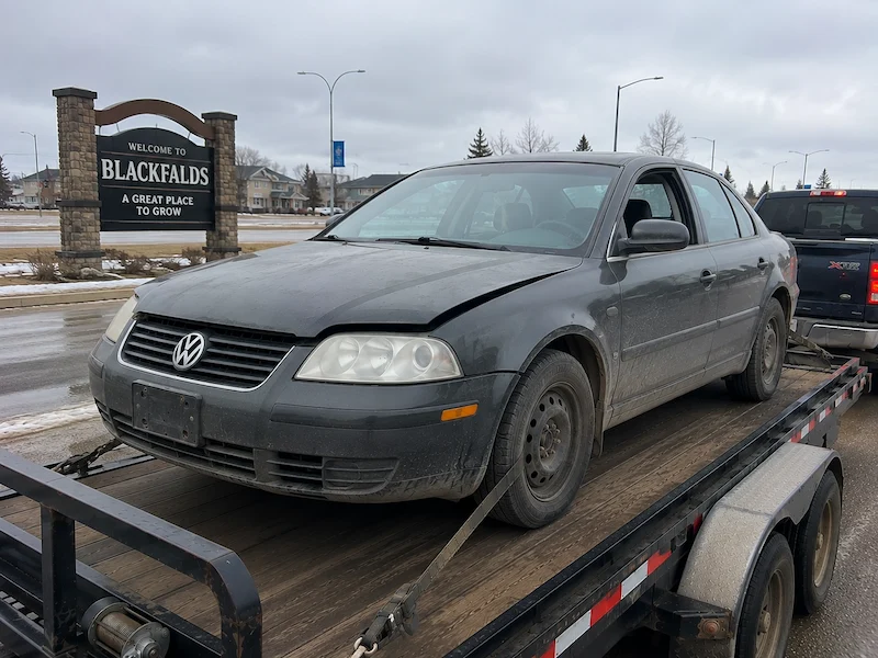 Blackfalds vehicle purchased for cash by Alberta Car Buyers