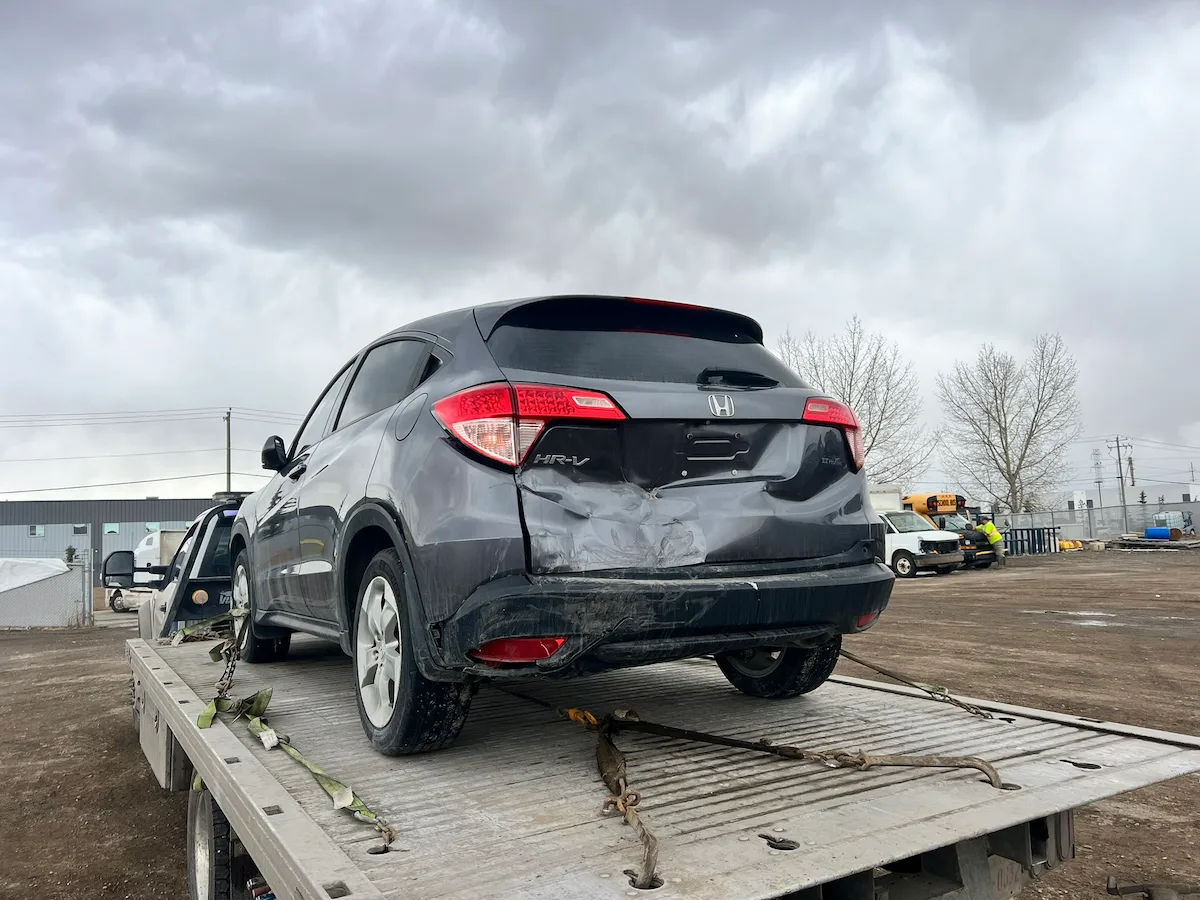Cash car buyer pickup near Cremona, Alberta
