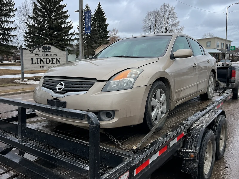 Kneehill County vehicle purchased for cash by Alberta Car Buyers