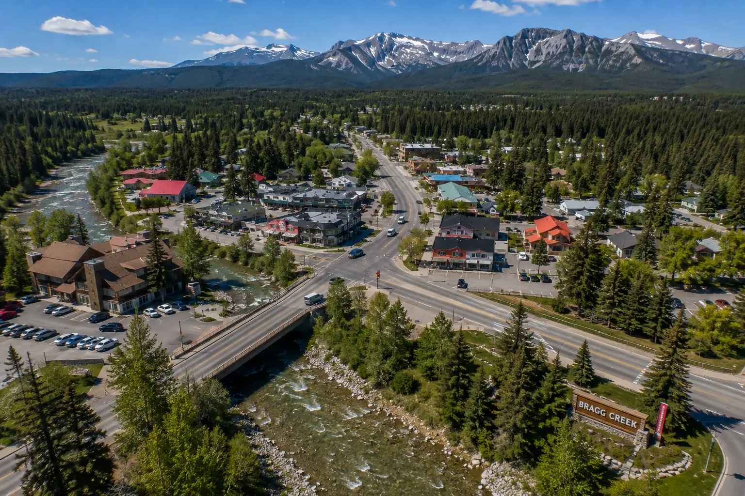 Bragg Creek area view, Alberta Car Buyers service area