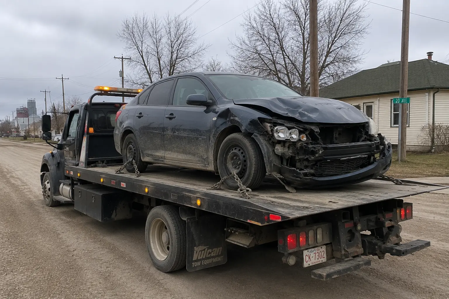 Cash car buyer pickup in Nanton, Alberta